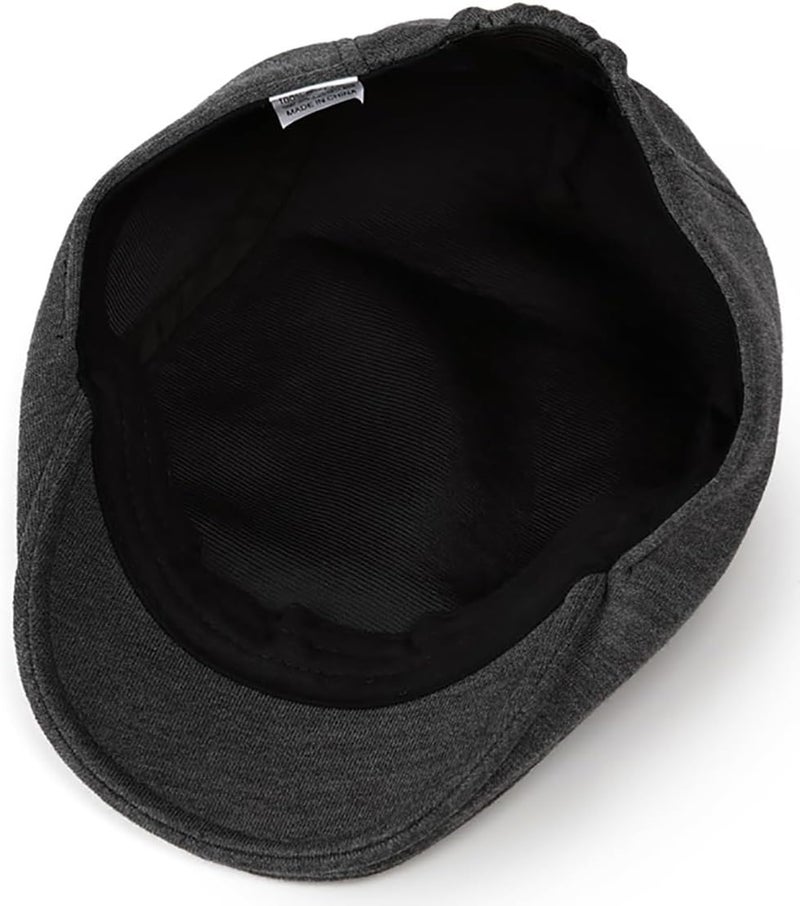 Xinveen Men's Newsboy Hat Adjustable Beret Ivy Cap Irish Cabbie Driving Hunting Hats - Image 4